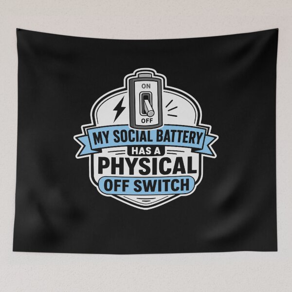 Item preview, Introvert Battery Design designed and sold by FreshPixelArt.