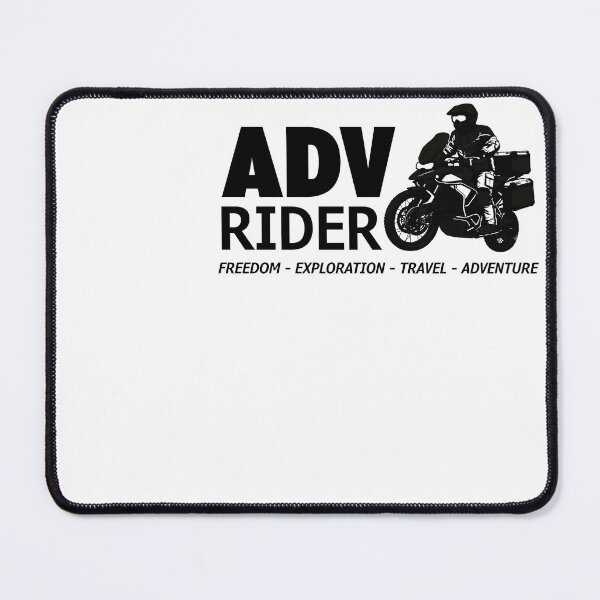 Item preview, ADV Rider - Black Silhouette - Freedom - Exploration - Travel - Adventure  designed and sold by Wild Studio Designs.