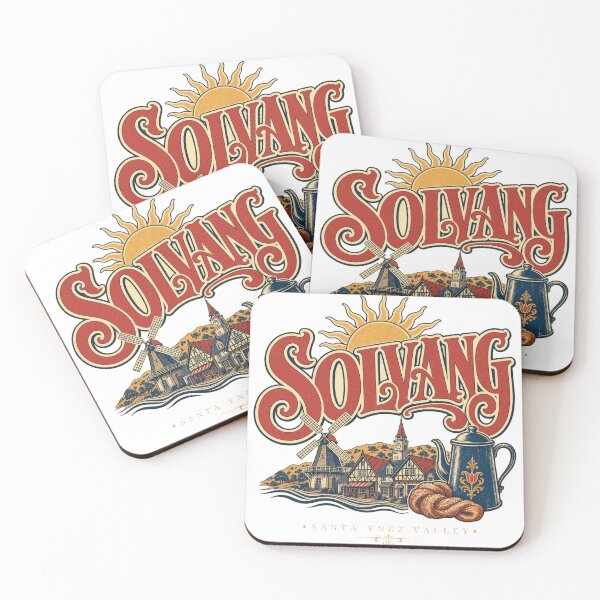 Item preview, Solvang California Retro Signpainter Lettering Art designed and sold by VisualArtsOasis.