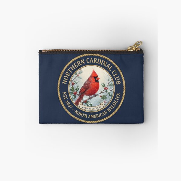 Item preview, Northern Cardinal Club Badge North American Wildlife designed and sold by CalmCapy Co.