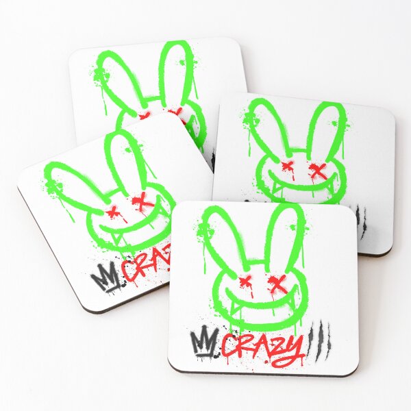 Item preview, Crazy Graffiti Bunny Streetwear Design designed and sold by MorningStarOriginals.