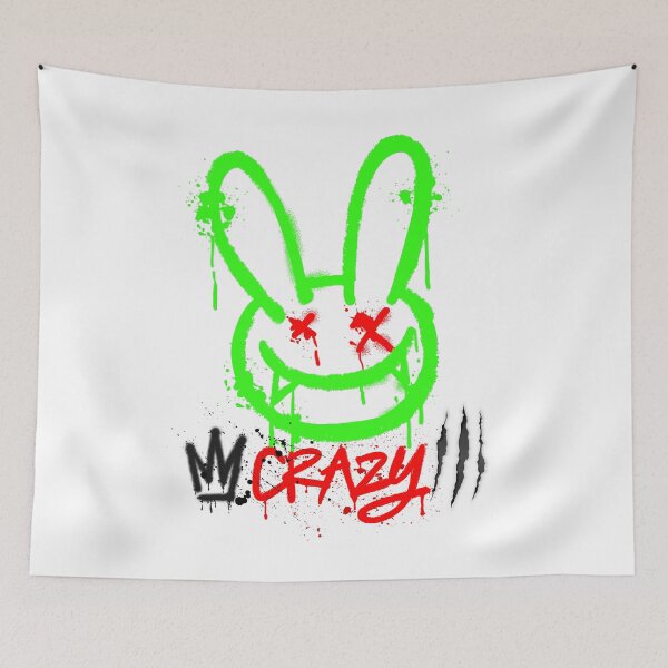 Item preview, Crazy Graffiti Bunny Streetwear Design designed and sold by MorningStarOriginals.