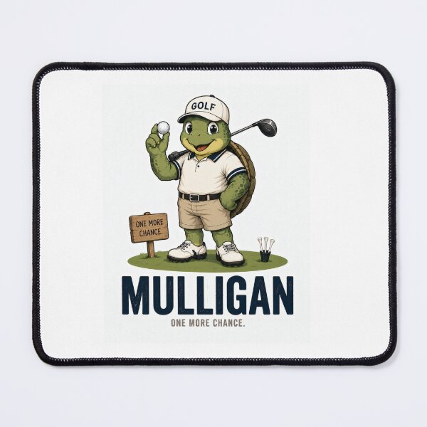 Item preview, Mulligan Turtle Funny Golf Mascot Design designed and sold by SILENT JAPAN.
