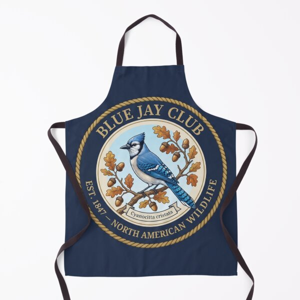 Item preview, Blue Jay Club Vintage Badge North American Wildlife designed and sold by CalmCapy Co.