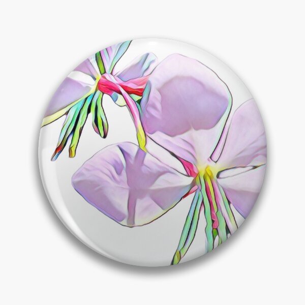 Item preview, Impressionist Pastel Lavender Gaura Flower Digital Illustration designed and sold by BalkanBloomArt.