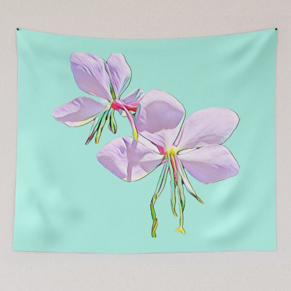 Item preview, Impressionist Pastel Lavender Gaura Flower Digital Illustration designed and sold by BalkanBloom.