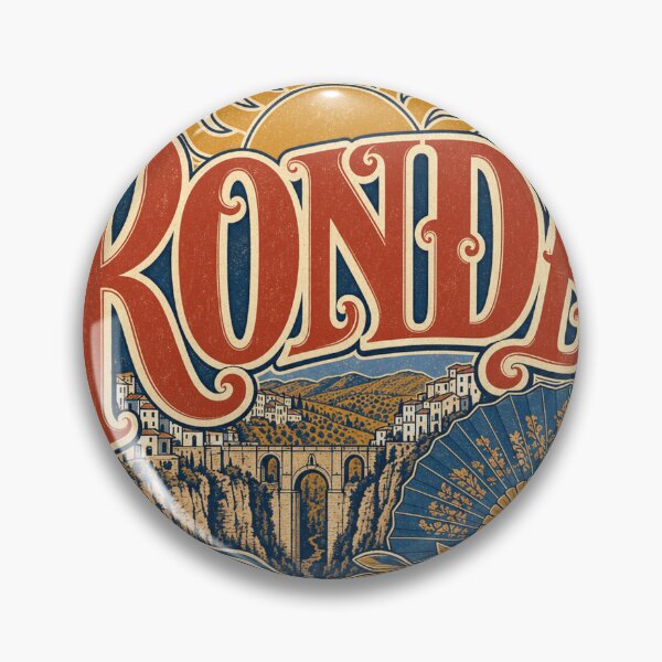 Item preview, Ronda Spain Ornate Vintage Travel Typography designed and sold by VisualArtsOasis.