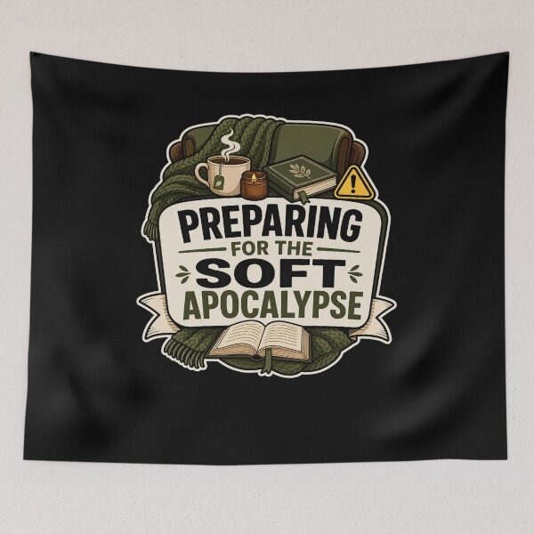 Item preview, Preparing for the soft apocalypse Design designed and sold by FreshPixelArt.