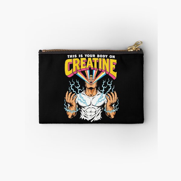 Item preview, This Is Your Body On Creatine Funny Gym Retro Comic designed and sold by Vermanartist.