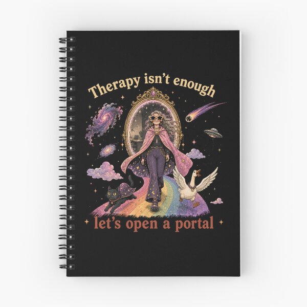 Item preview, Therapy Isn't Enough - Let's Open A Portal designed and sold by Mission Ready.