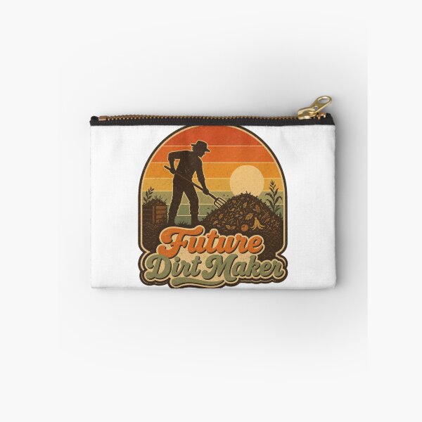 Item preview, Future Dirt Maker Shirt, Retro Compost T-Shirt, Vintage Sunset Composting Gift Tee, Funny Gardener Graphic Shirt designed and sold by TshirtsLabs.