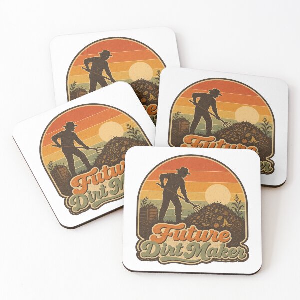 Item preview, Future Dirt Maker Shirt, Retro Compost T-Shirt, Vintage Sunset Composting Gift Tee, Funny Gardener Graphic Shirt designed and sold by TshirtsLabs.