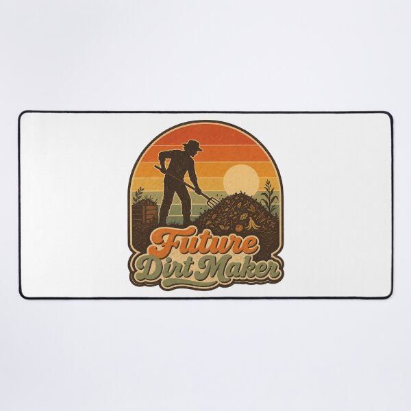 Item preview, Future Dirt Maker Shirt, Retro Compost T-Shirt, Vintage Sunset Composting Gift Tee, Funny Gardener Graphic Shirt designed and sold by TshirtsLabs.