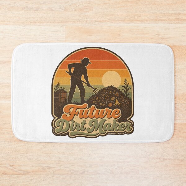 Item preview, Future Dirt Maker Shirt, Retro Compost T-Shirt, Vintage Sunset Composting Gift Tee, Funny Gardener Graphic Shirt designed and sold by TshirtsLabs.