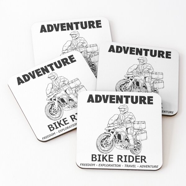 Item preview, Adventure Bike Rider - Freedom - Exploration - Travel - Adventure designed and sold by Wild Studio Designs.