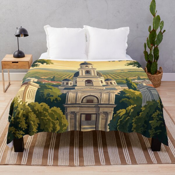 Item preview, Chisinau Moldova Vintage Travel Poster – Nativity Cathedral & Vineyard Art designed and sold by Bomax121.