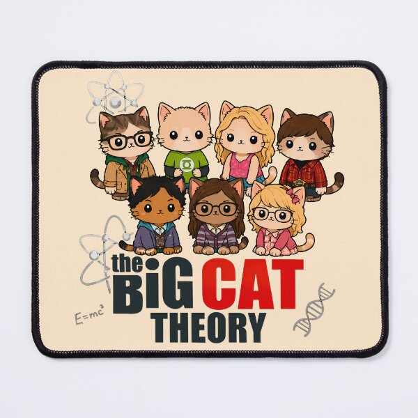 Item preview, The Big Cat Theory 2 designed and sold by TheSamuraiCat.