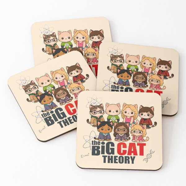 Item preview, The Big Cat Theory 2 designed and sold by TheSamuraiCat.