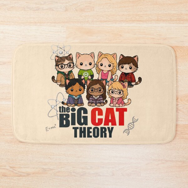 Item preview, The Big Cat Theory 2 designed and sold by TheSamuraiCat.