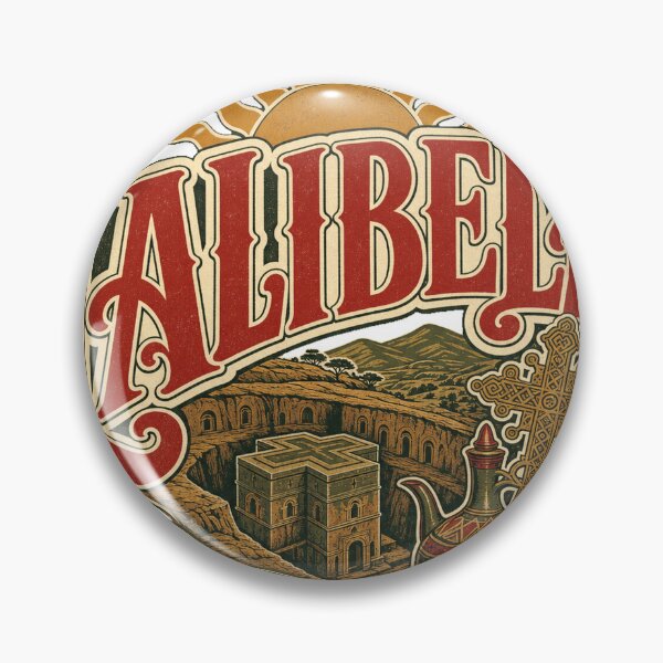 Item preview, Lalibela Ethiopia Vintage Signwriting Travel Design designed and sold by VisualArtsOasis.
