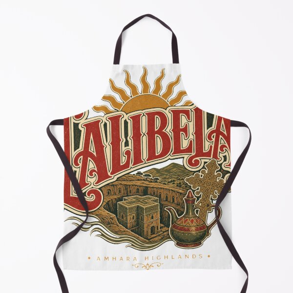 Item preview, Lalibela Ethiopia Vintage Signwriting Travel Design designed and sold by VisualArtsOasis.