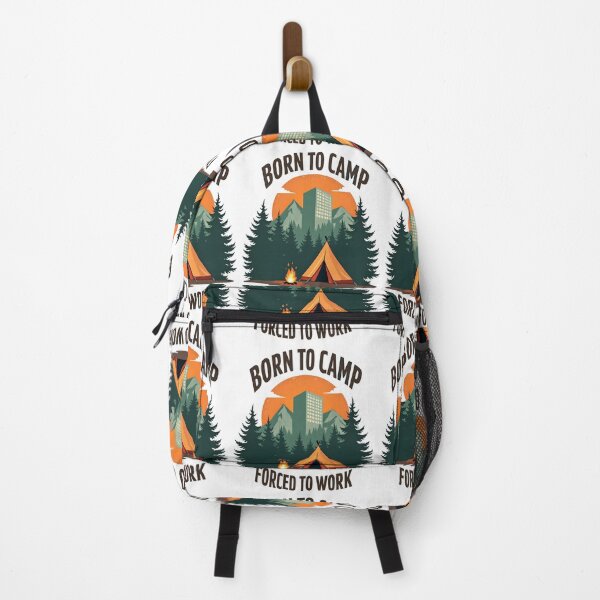 Item preview, Born To Camp. Forced To Work designed and sold by SafariCreativeD.