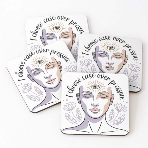 Item preview, I Choose Ease over Pressure Eye Face Art for Yoga and Meditation designed and sold by 108stillness.