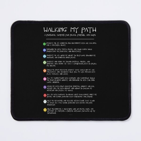 Item preview, Evil Eye Mantra Collection - Walking My Path designed and sold by TheThankfulTyne.