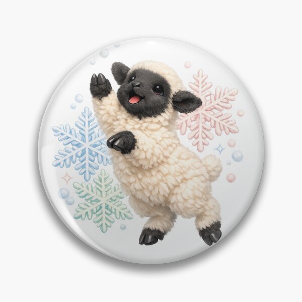 Item preview, Baby Lamb with winter_Snowflakes designed and sold by CottonLamb.