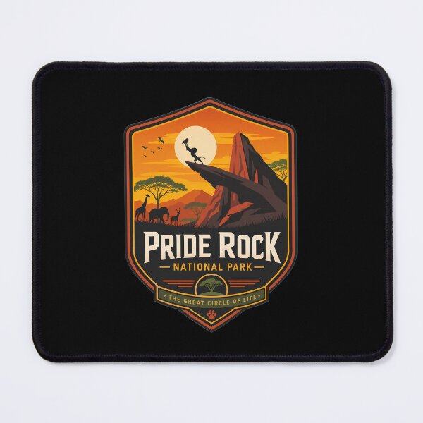 Item preview, Pride Rock National Park designed and sold by FrontierCosmic.
