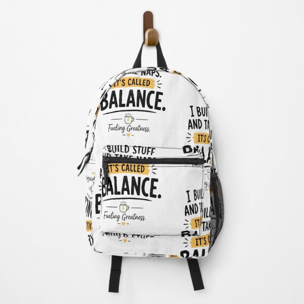 Item preview, I Build Stuff and Take Naps | It's Called Balance | Funny Builder Quote designed and sold by InspiredCreatives.