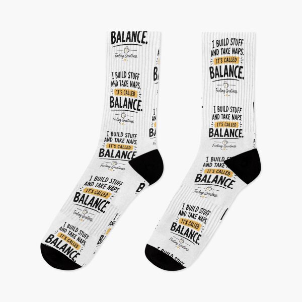 Item preview, I Build Stuff and Take Naps | It's Called Balance | Funny Builder Quote designed and sold by InspiredCreatives.