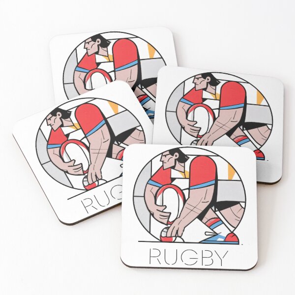 Item preview, Sticker - Decal - Dynamic Rugby Motion designed and sold by ForeverPrintsOK.