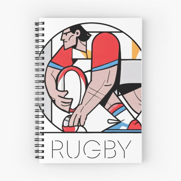 Item preview, Sticker - Decal - Dynamic Rugby Motion designed and sold by ForeverPrintsOK.