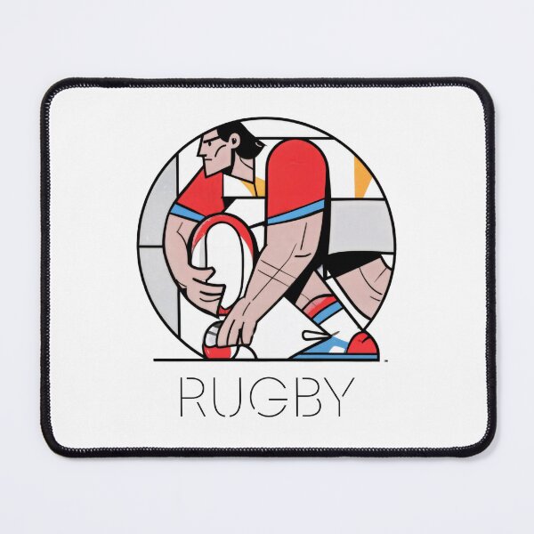 Item preview, Sticker - Decal - Dynamic Rugby Motion designed and sold by ForeverPrintsOK.
