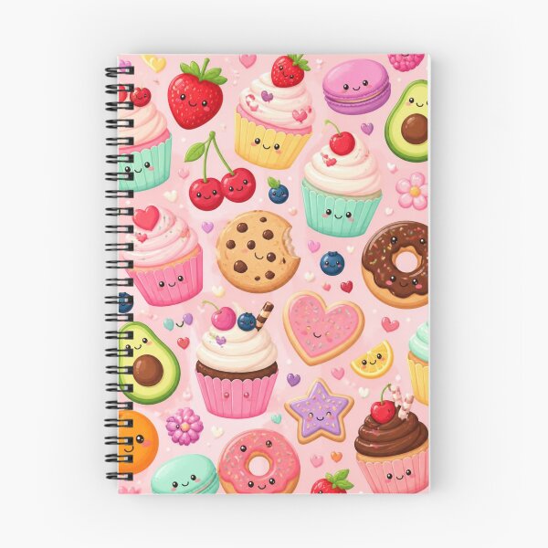 Item preview, Cute Gluten Free Cupcakes & Donuts Pattern | Kawaii Bakery Treats designed and sold by My Gluten Free Life UK.