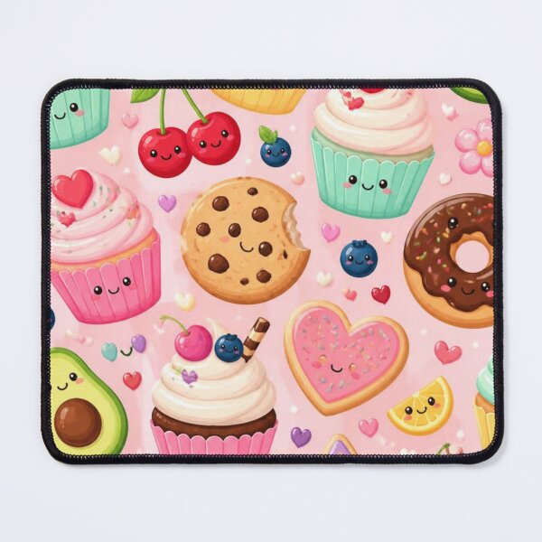 Item preview, Cute Gluten Free Cupcakes & Donuts Pattern | Kawaii Bakery Treats designed and sold by My Gluten Free Life UK.