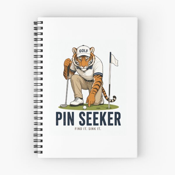 Item preview, Pin Seeker Tiger Premium Golf Mascot Design designed and sold by SILENT JAPAN.