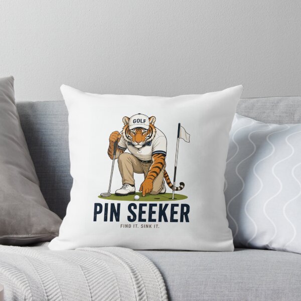 Item preview, Pin Seeker Tiger Premium Golf Mascot Design designed and sold by SILENT JAPAN.
