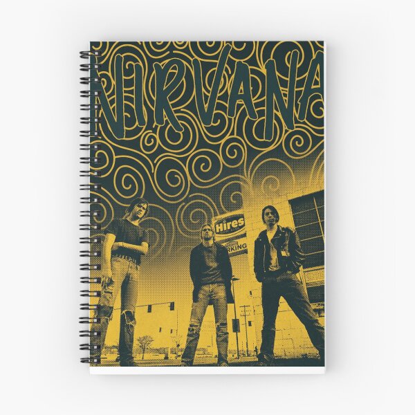 Item preview, Nirvana Original Custom Vintage Music Unique Poster Wall Art designed and sold by Cool Robot Bro..