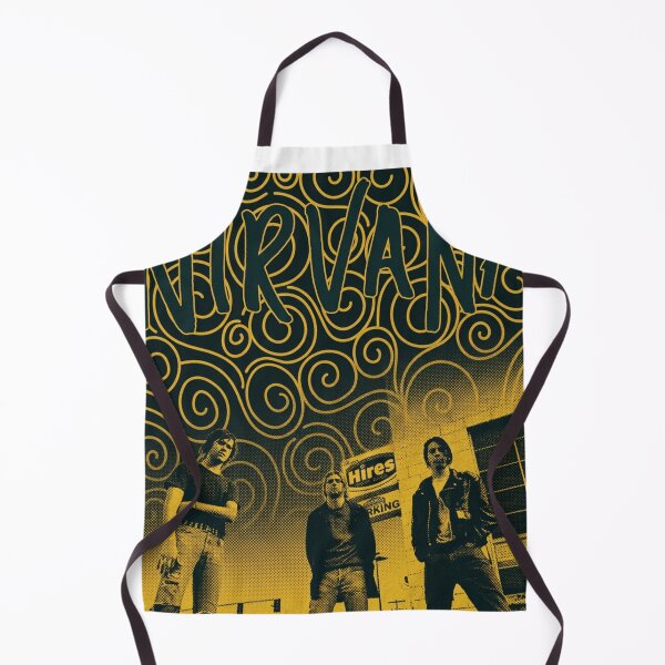 Item preview, Nirvana Original Custom Vintage Music Unique Poster Wall Art designed and sold by Cool Robot Bro..