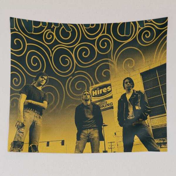 Item preview, Nirvana Original Custom Vintage Music Unique Poster Wall Art designed and sold by Cool Robot Bro..