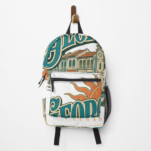 Item preview, George Town Malaysia Vintage Hand Lettered Travel Emblem designed and sold by VisualArtsOasis.