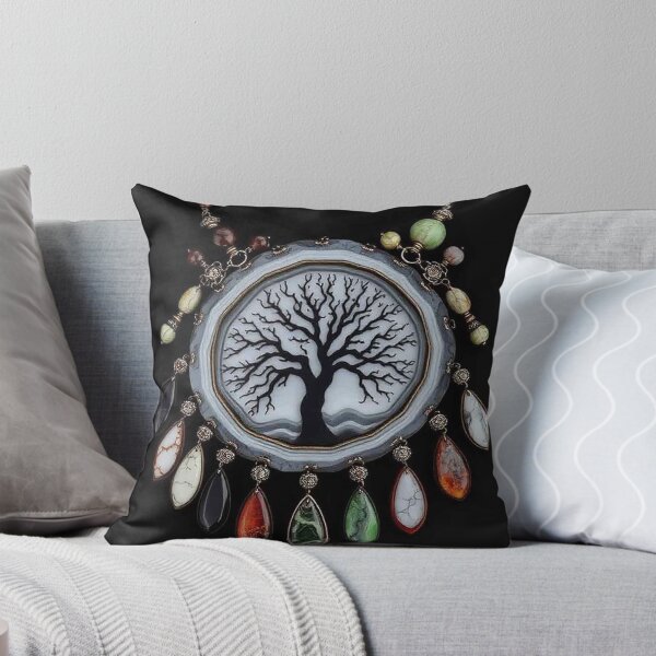 Item preview, Elegant Tree of Life Statement Necklace Design designed and sold by MFMart.