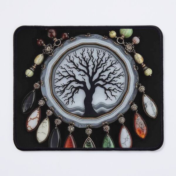 Item preview, Elegant Tree of Life Statement Necklace Design designed and sold by MFMart.