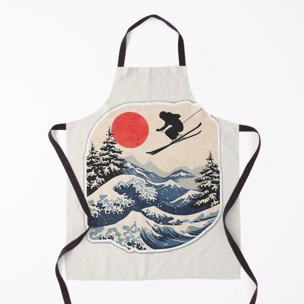 Item preview, Japan Skiing Ukiyo-e Great Wave Skier Vintage Art designed and sold by Swizzy2vore.