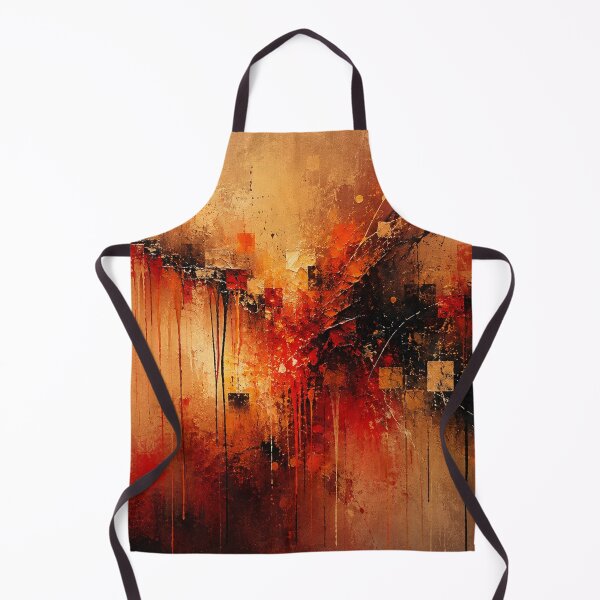 Item preview, Crimson Ember - Red and Charcoal Modern Abstract Art designed and sold by Joey Santiago.