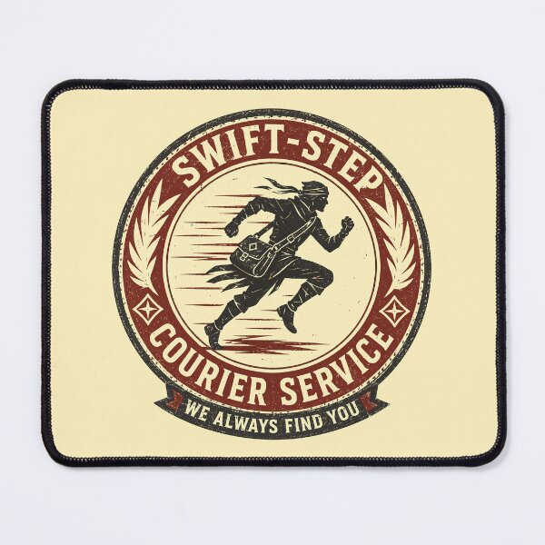 Item preview, Swift-Step Courier Service Patch designed and sold by agearb.