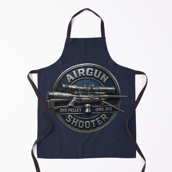 Item preview, Airgun Shooter Metallic PCP Rifle Logo | Air Rifle Shooting Design designed and sold by TammyHunterArt.