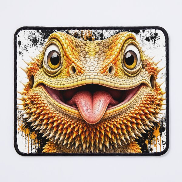 Item preview, Bearded Dragon Happy Splash designed and sold by Fat Mustache Designs.